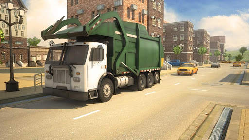 Garbage Truck Simulator 3D Rac screenshot 1