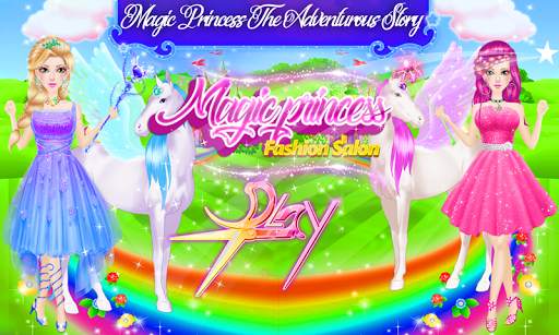 Magic Princess Fashion Dress Up Salon: Makeup Game screenshot 1