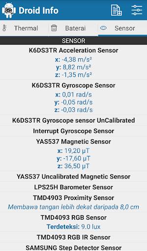 Droid Hardware Info screenshot 8