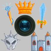 Photo editor in the style of the Middle Ages logo