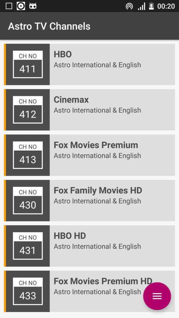 Astro TV Channels स्क्रीनशॉट 4