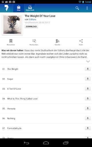 7digital Musik für Android screenshot 10