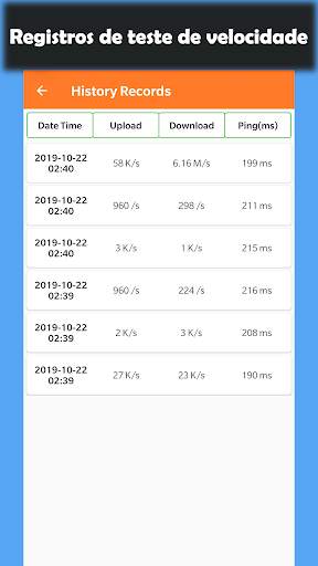 Teste de velocidade - Teste de velocidade na WiFi screenshot 3
