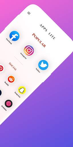 All apps, All in one Social media app, Games screenshot 2