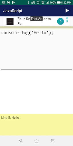 JavaScript For Android screenshot 1