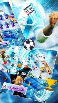 Sepak Bola Piala Dunia Keyboard Tema screenshot 3