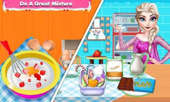 Ice Queen Making Ice Cream-Cooking Game screenshot 1