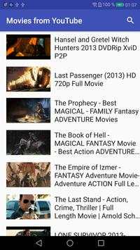 Movies from YouTube screenshot 1