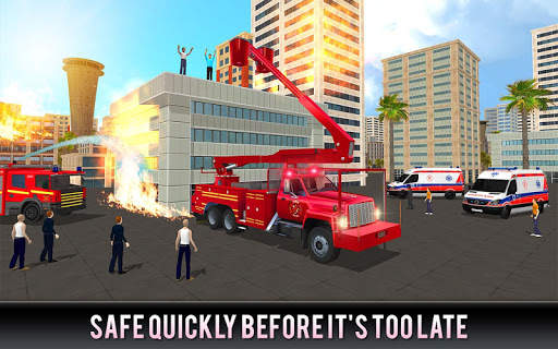 Firefighter Truck 911 Rescue: Emergency Driving screenshot 4
