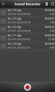 Sound Recorder screenshot 1