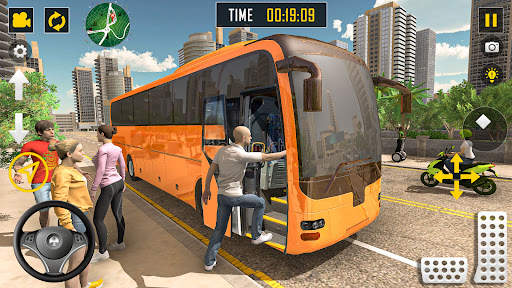 Modern Bus Coach Driving Games screenshot 16