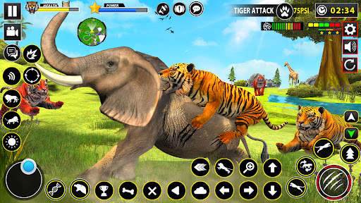 Tiger Simulator Lion games 3D screenshot 1