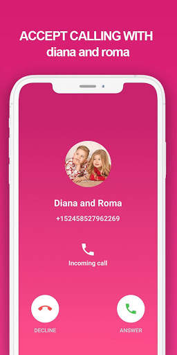 fake call live chat Diana and Roma screenshot 4