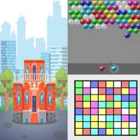 Nice 3 games , match3 , bubble and tower building