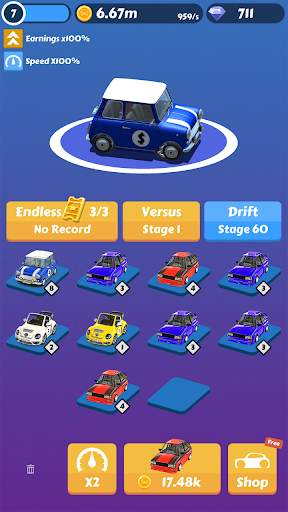 Sky Racing-Merge Idle Car screenshot 2