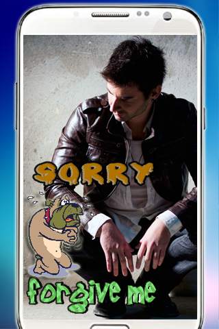 Sorry Photo Sticker screenshot 3