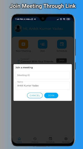 Lets MeetUp - An Indian Video Conferencing App screenshot 4