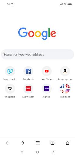 Bluedog Browser screenshot 1