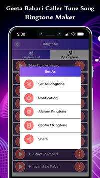 Geeta Rabari Caller Tune Song-Ringtone Maker screenshot 3