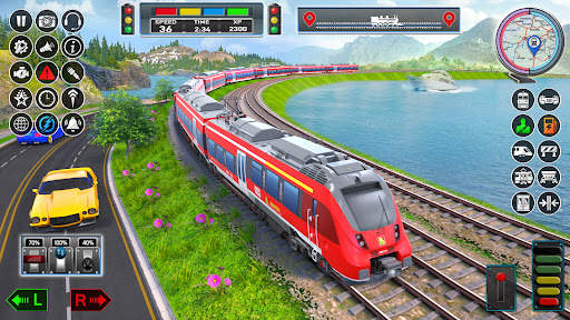 シティトレインゲーム3Dトレインゲーム screenshot 3
