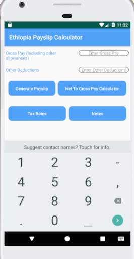 Ethiopia Payslip Calculator screenshot 1