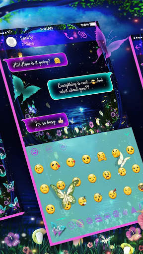 SMS Fairyland Butterfly Keyboard screenshot 3