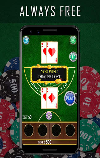 Blackjack 21 - Offline & Free screenshot 2