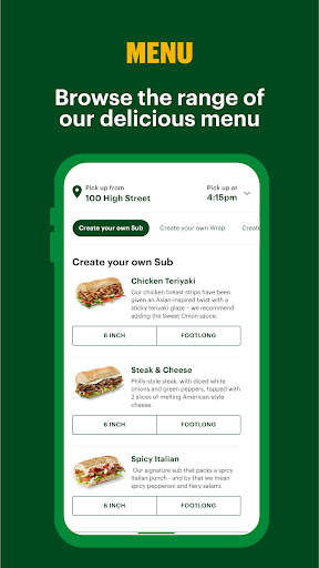Subway® - Official App screenshot 3