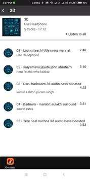 3D Bollywood Songs screenshot 1