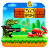 Angry Croco Jungle Adventure आइकन