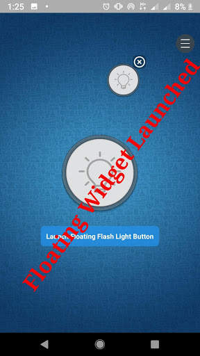 Floating FlashLight Widget 2020 - 2 Widgets screenshot 6