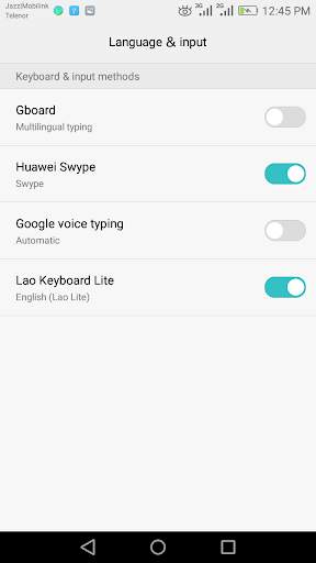 Lao Keyboard Lite screenshot 2