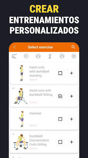 Entrenamiento con mancuernas screenshot 6