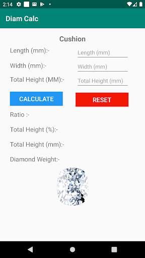 Diam Calc Lite - Diamond Calculator Recut App Free screenshot 7