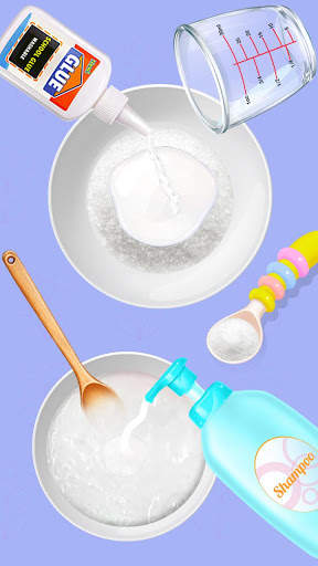 Diy Slime Maker Makeup Fluffy Slime Simulator Game screenshot 4
