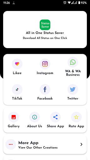 All in one status saver screenshot 1