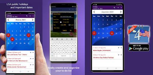 US Calendar with Holidays 2023 screenshot 1