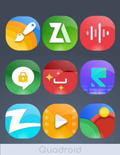 Quadroid - Icon Pack screenshot 3