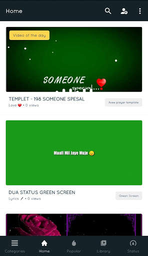 Av Player Template Download & Green Screen Status screenshot 6