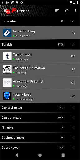 Freeder - Offline News Reader screenshot 7