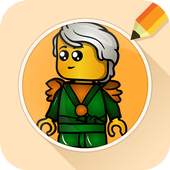 Draw Drawings Ninja Go Lego Figures 3
