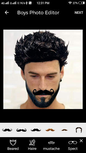 BoyzPix - Photo Editor & Beard Maker screenshot 4