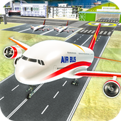 Flying Airplane Pilot Flight 3d Simulator icon