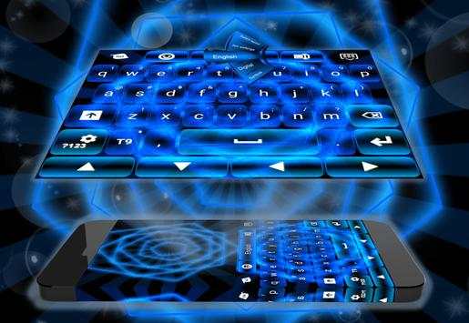 Keyboard Themes Blue screenshot 2