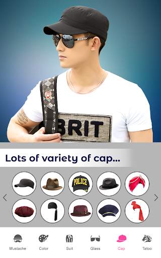 Man Photo Editor - Hair Style Mustache, Suit screenshot 6