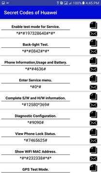 Secret Codes Of Huawei скриншот 4