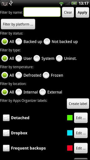 Titanium Backup ★ root needed screenshot 5