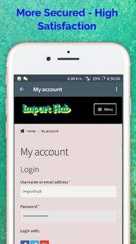 Import Hub : Online Shopping App for Imported Good screenshot 2