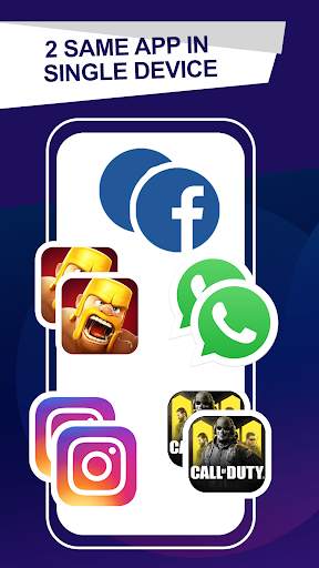 Multi Social Parallel Space screenshot 1