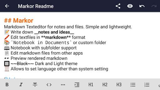 Markor: Edit Markdown offline screenshot 9